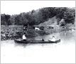 Men Canoeing, Hog's Back, Credit River