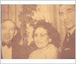 Chief Fred King, his wife and Mayor Robert Speck, Cooksville