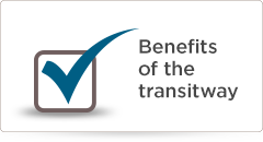 Benefits of the transitway
