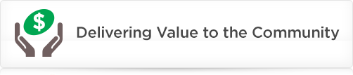 Delivering Value to the Community