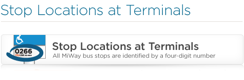 Bus Stop Changes at Transit Terminals