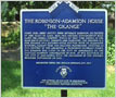 Robinson-Adamson House (The Grange), Heritage Plaque, Erindale
