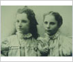 Annie and Naomi Harris, ca 1895, Clarkson