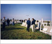 Elmbank Roman Catholic Cemetery, Grave Stones and Airport Runway