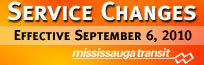 Get up to speed with Mississauga Transit's most recent service changes. 