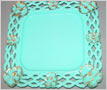 Milk Glass Plate