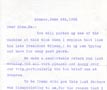 Letter: Henry Groff to Naomi Harris June 4 1926
