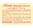 Washing Instructions for Fownes Gloves