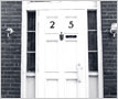 Hall House, Front Door, Streetsville