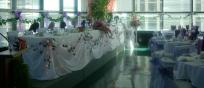 Tower Garden Cafe set for a wedding