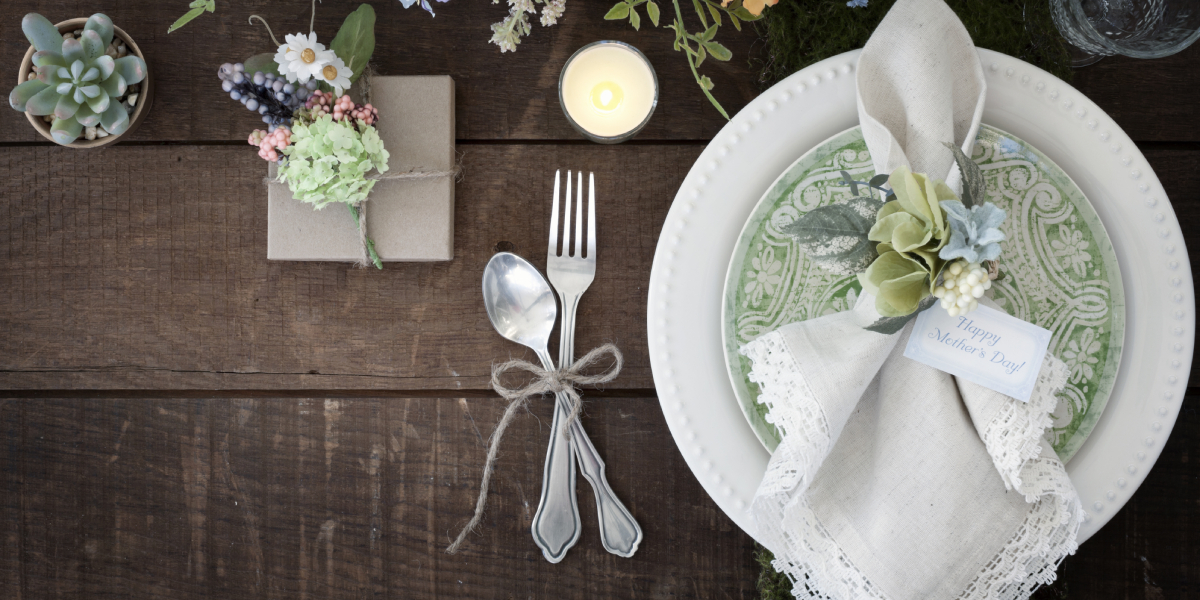 Mother's Day table setting