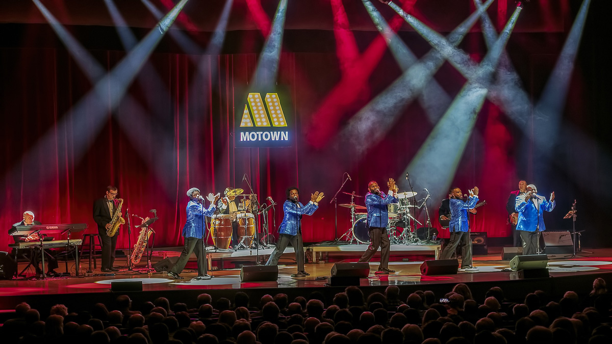 Legends of Motown performing on stage