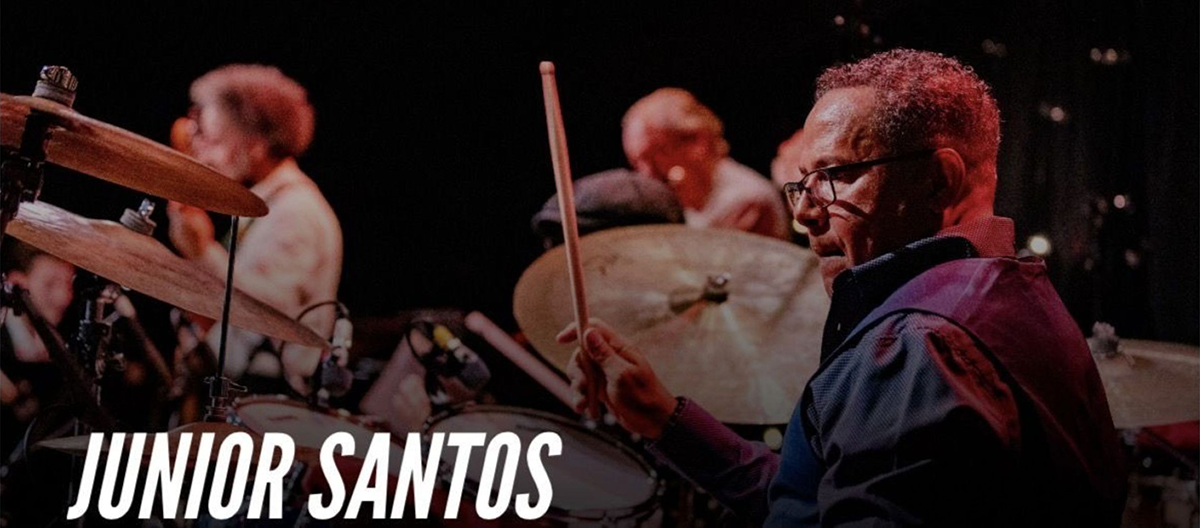 A drummer playing on stage