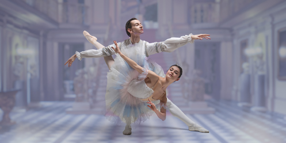 Ballet dances performing in The Nutcracker.