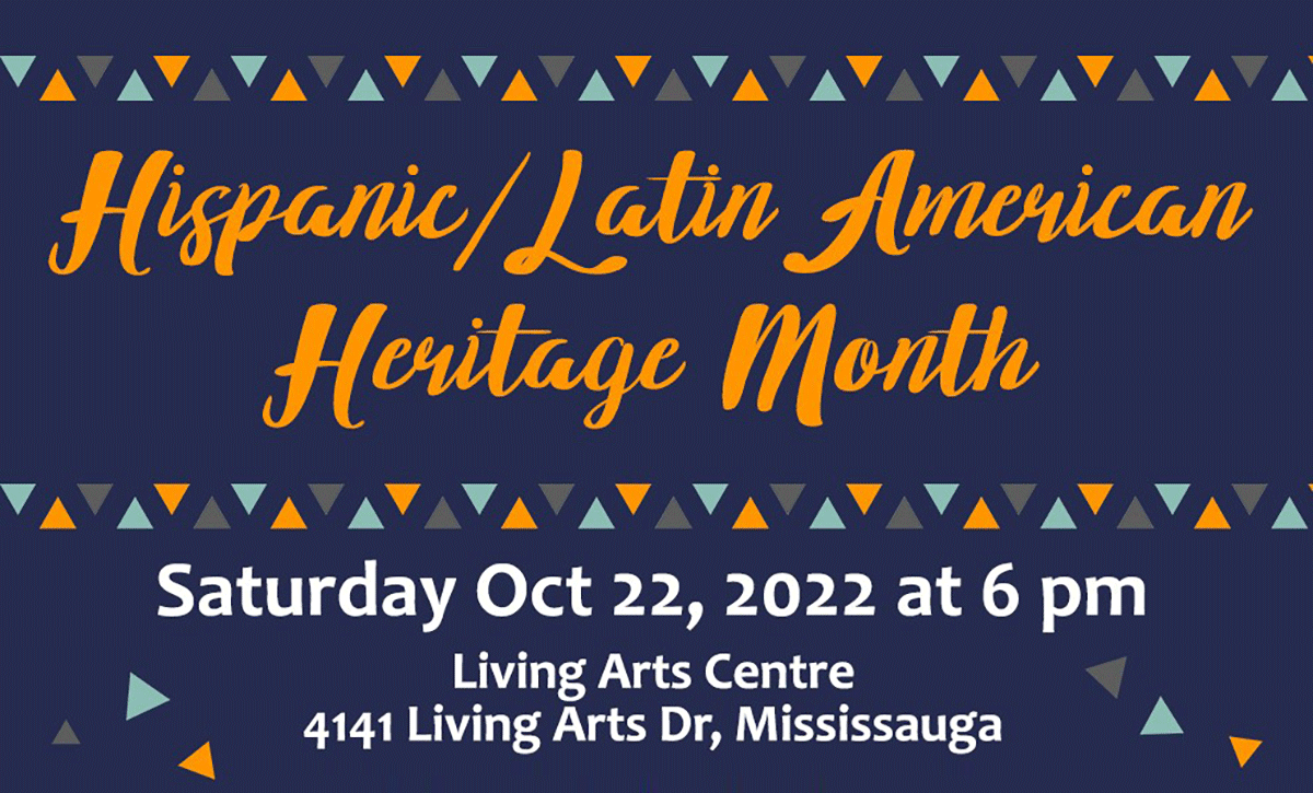 Event graphic for Latin American Heritage Month