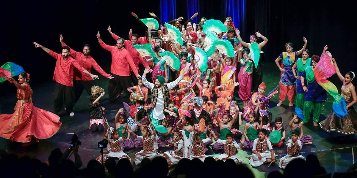 DanceShala performing on stage.