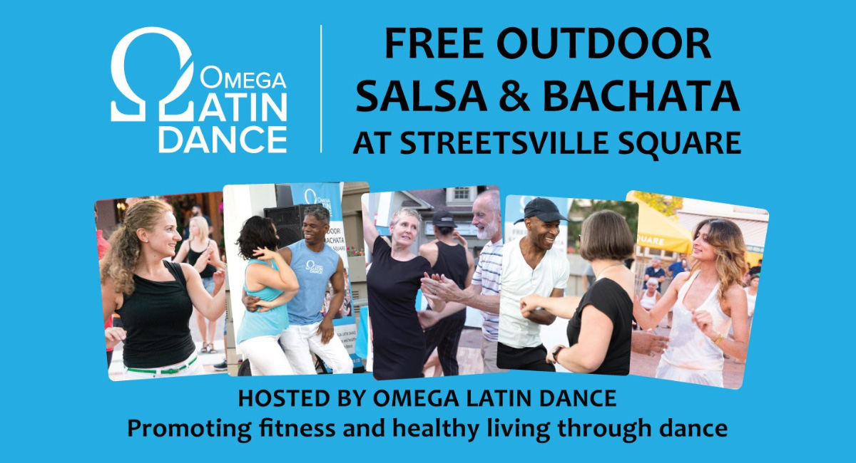 Event banner for Salsa in the Square