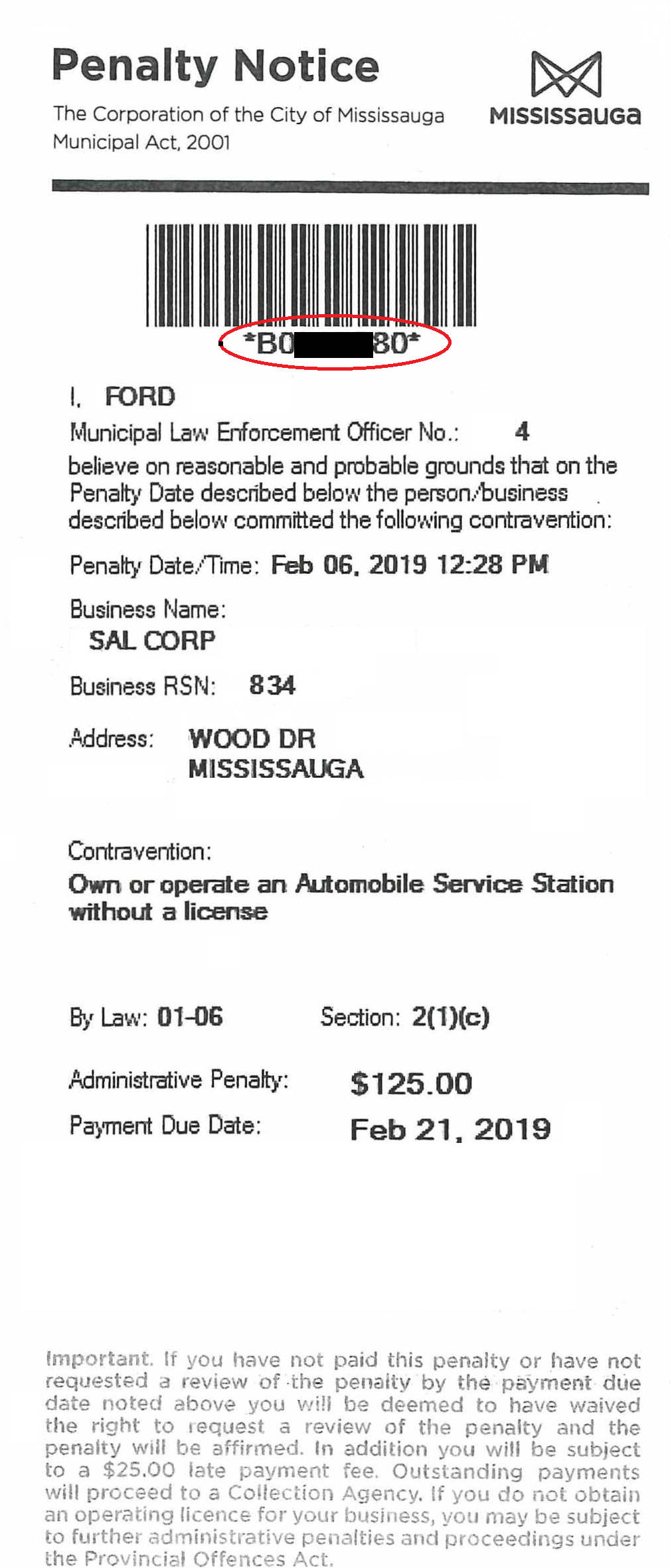 Pay a by-law violation ticket – City of Mississauga