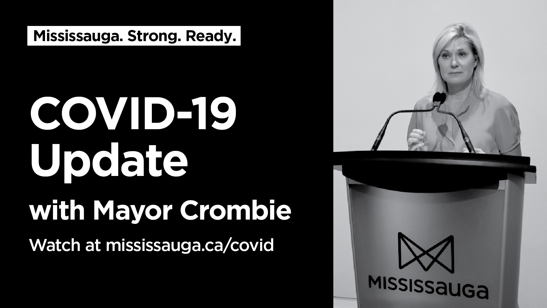 Virtual Press Conference Mississauga’s COVID19 Update for April 9