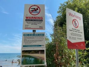 Example of signage along Mississauga's waterfront