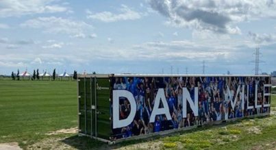 The container sign at Danville Park in Mississauga