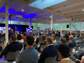 Winners and jury members at the Mississauga Urban Design Awards 