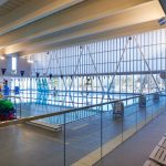 Observation area for the Burnhamthorpe Community Centre pool