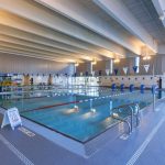 Centre lanes at the Burnhamthorpe Community Centre pool