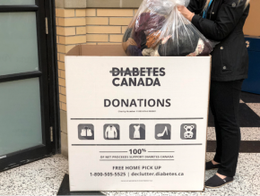 Box for clothing donations