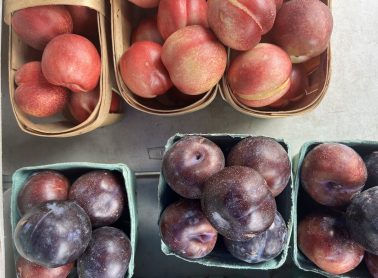 Produce at farmers market.