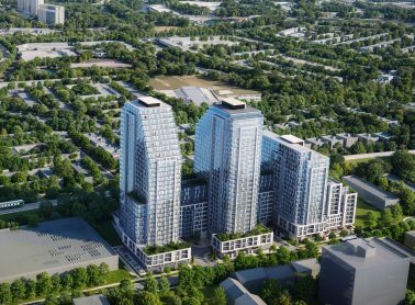 Artist rendering of proposed development