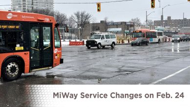 Miway MiWay service changes starting February 24 – City of Mississauga
