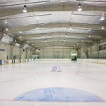 Indoor ice hockey arena