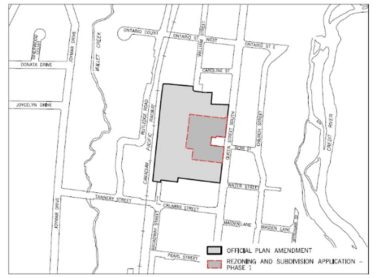 Location of the proposal