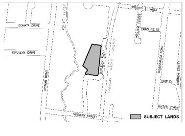 Location of the proposal