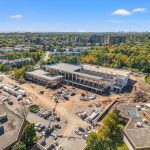 Ongoing construction progress at the South Common Community Centre