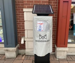 Bagged parking machine for the holidays