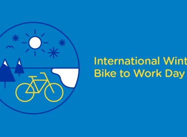 International Winter Bike to Work Day graphic
