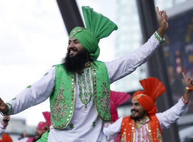 A person dancing on stage