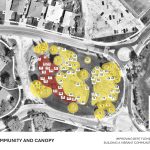 An map of the proposed tree preservation and removal plan in Bert Fleming Park