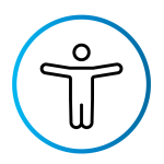 A figure with open arms