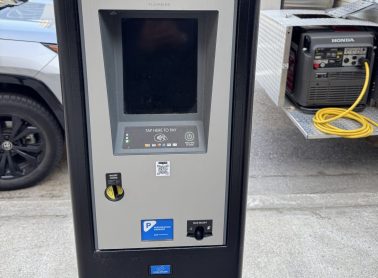City parking machine