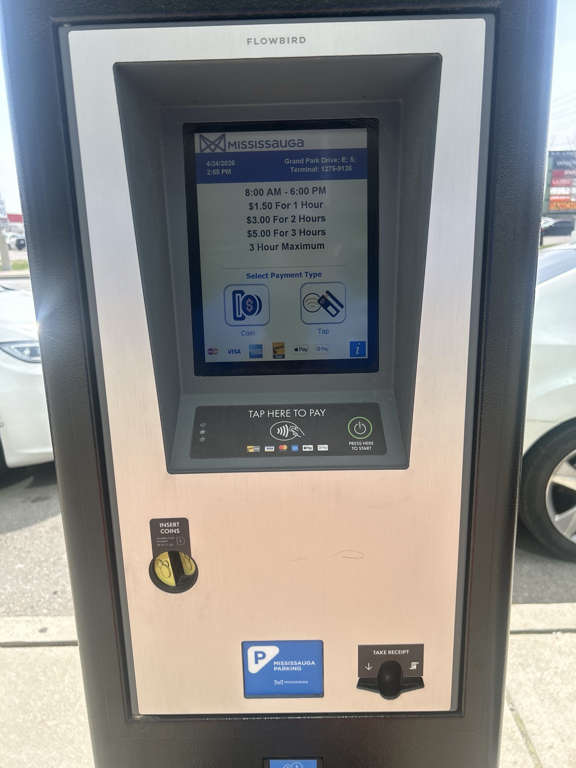 City Paid Parking Machine