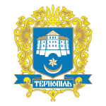 The coat of arms for the city of Ternopil.