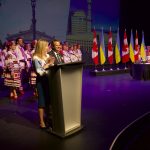 Councillor Chris Fonseca and Councillor Stephen Dasko speaking at the podium