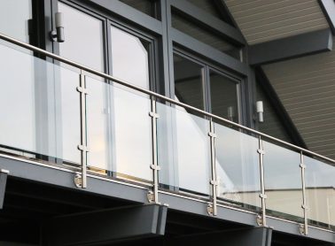 Picture of an apartment building balcony