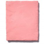 A canvas covered in solid pink paint.