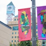 Banners downtown Mississauga
