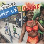 Artwork celebrating the Caribbean culture and history along Eglinton Avenue West.