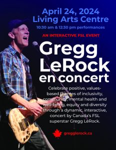 poster of Gregg LeRock playing guitar